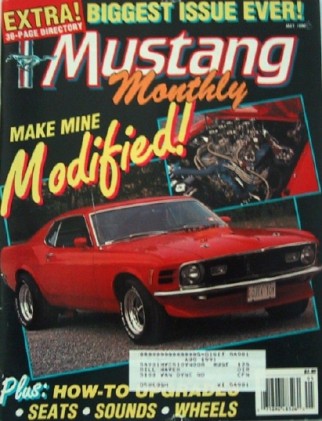 MUSTANG MONTHLY 1990 MAY - MODIFIEDS, GT500, WEBERS